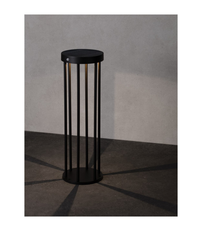 Aigo Outdoor Bollard Dark Anthracite LED 2W 89lm 3000K IP65 Solar PIR Sensor-8