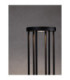 Nereus 50cm Outdoor Bollard Dark Anthracite LED 8W 428lm 3000K IP65-4
