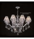 Ceiling Pendant Chandelier 8 Light Polished Chrome, Crystal - 6