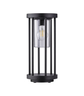 Elysium 35cm Top Mounted Outdoor Bollard Dark Anthracite E27 1x12W IP65-1