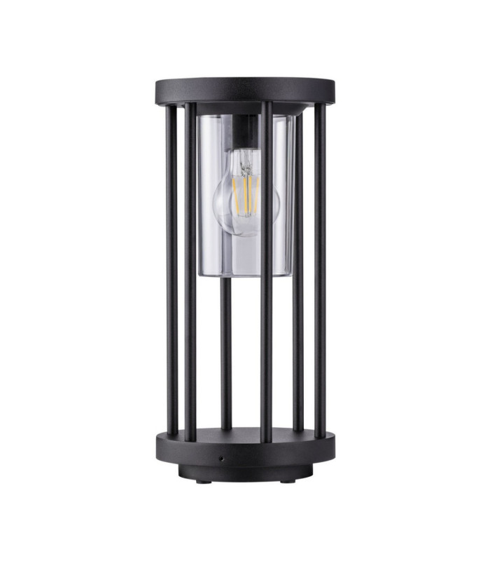 Elysium 35cm Top Mounted Outdoor Bollard Dark Anthracite E27 1x12W IP65-1