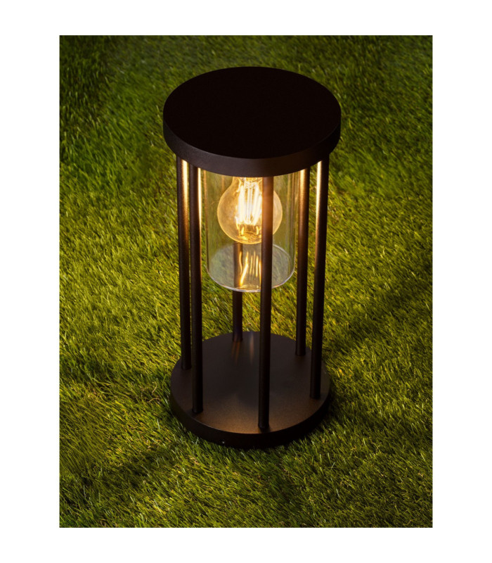 Elysium 35cm Top Mounted Outdoor Bollard Dark Anthracite E27 1x12W IP65-6