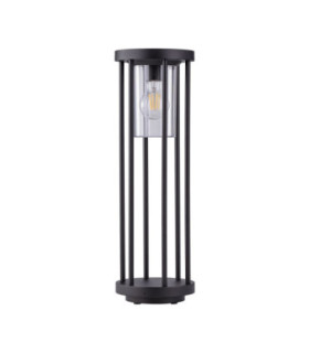 Elysium 50cm Top Mounted Outdoor Bollard Dark Anthracite E27 1x12W IP65-1