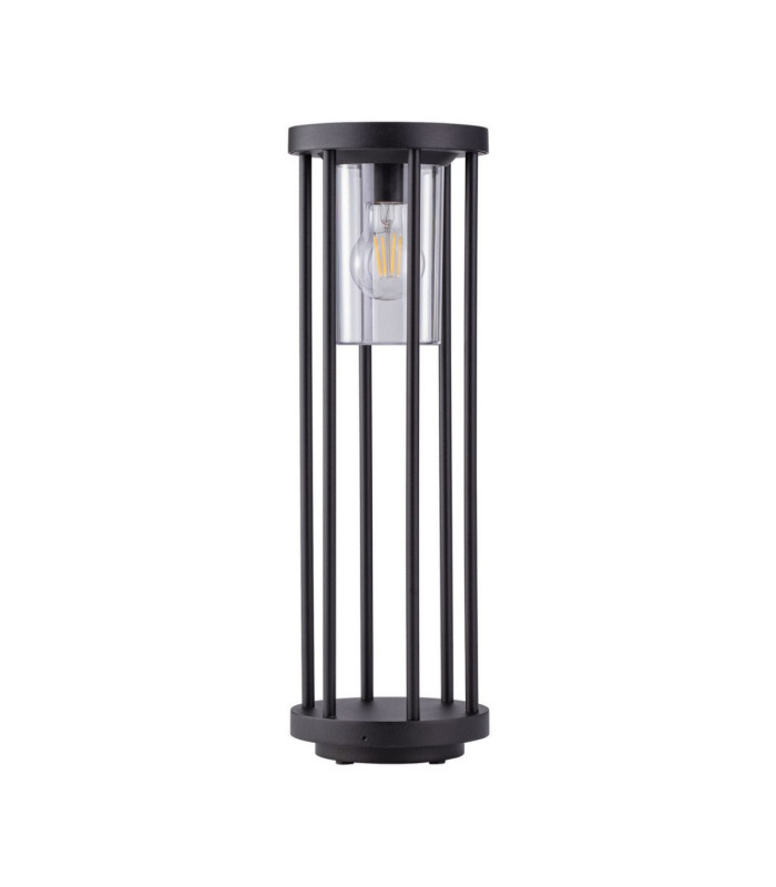 Elysium 50cm Top Mounted Outdoor Bollard Dark Anthracite E27 1x12W IP65-1