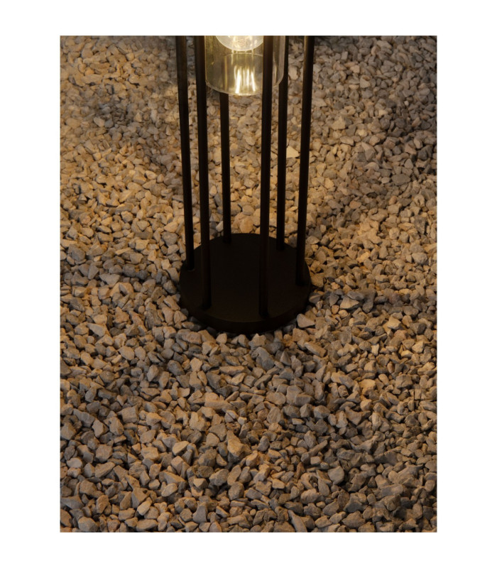 Elysium 50cm Top Mounted Outdoor Bollard Dark Anthracite E27 1x12W IP65-7