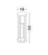 Elysium 50cm Top Mounted Outdoor Bollard Dark Anthracite E27 1x12W IP65-8