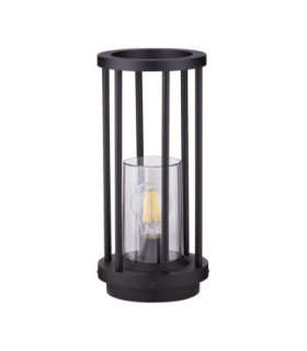 Elysium 35cm Outdoor Bollard Dark Anthracite E27 1x12W IP65-1