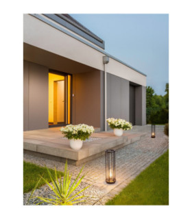 Elysium 50cm Outdoor Bollard Dark Anthracite E27 1x12W IP65-2