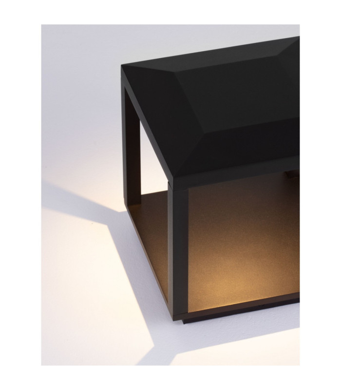 Prive 25cm Outdoor Pedestal Light Sandy Black LED 15W 155lm IP65 3000K-5