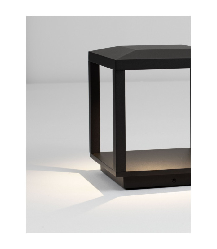 Prive 25cm Outdoor Pedestal Light Sandy Black LED 15W 155lm IP65 3000K-6