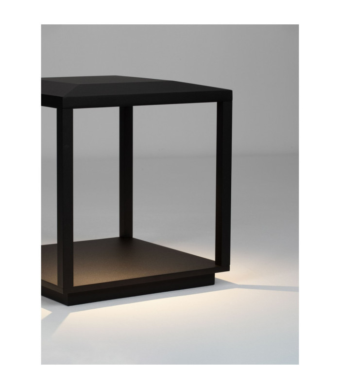 Prive 35cm Outdoor Pedestal Light Sandy Black LED 15W 155lm IP65 3000K-6