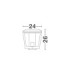 Opu Outdoor Pedestal Light Dark Anthracite E27 1x12W IP54-6