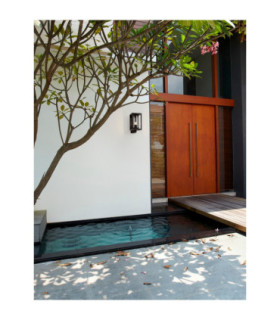 Pacific Outdoor Wall Lantern Dark Anthracite E27 1x12W IP65-2
