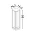Pacific Outdoor Bollard Dark Anthracite E27 1x12W IP65-8