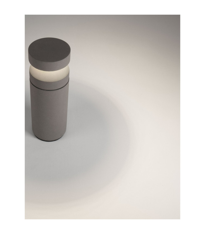 Navy 54.5cm Outdoor Bollard Grey LED 20W 1018lm IP65 3000K-7