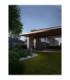 Navy 99.5cm Outdoor Bollard Grey LED 20W 1018lm IP65 3000K-2