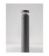 Navy 99.5cm Outdoor Bollard Grey LED 20W 1018lm IP65 3000K-5