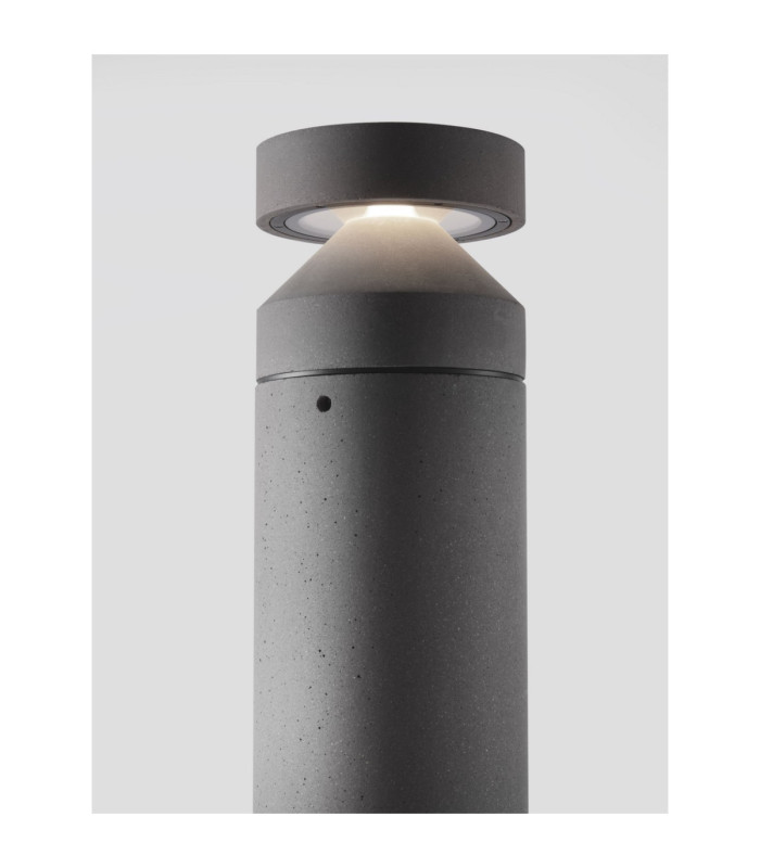 Navy 99.5cm Outdoor Bollard Grey LED 20W 1018lm IP65 3000K-6