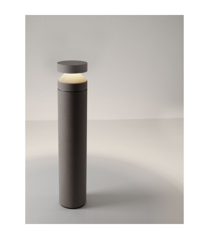 Navy 99.5cm Outdoor Bollard Grey LED 20W 1018lm IP65 3000K-7