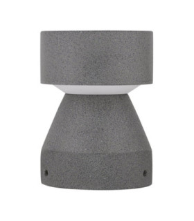 Lua Outdoor Pedestal Light Black LED 12W 629lm IP65 3000K-1