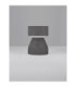 Lua Outdoor Pedestal Light Black LED 12W 629lm IP65 3000K-3
