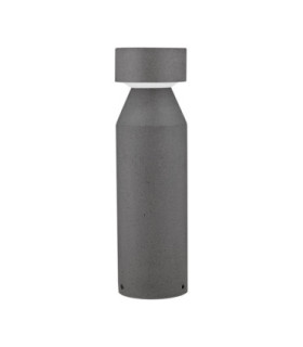 Lua Outdoor Bollard Black LED 12W 629lm IP65 3000K-1