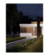 Lua Outdoor Bollard Black LED 12W 629lm IP65 3000K-2