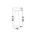 Lua Outdoor Bollard Black LED 12W 629lm IP65 3000K-7