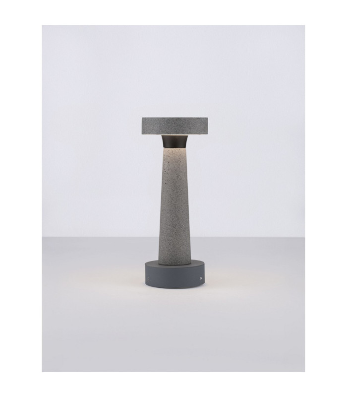 Cram 30cm Outdoor Bollard Grey LED 5W 580lm IP65 3000K-4