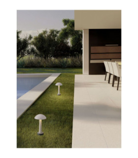 Tura 35cm Outdoor Bollard White LED 7W 840lm IP65 3000K-2