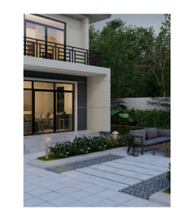 Tura 55cm Outdoor Bollard White LED 7W 840lm IP65 3000K-2