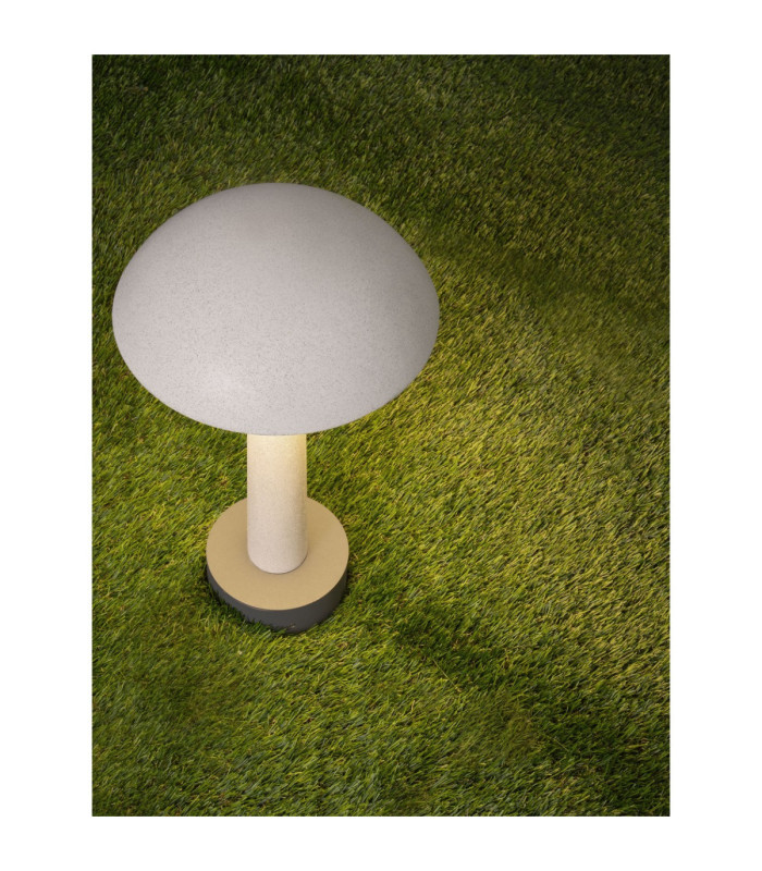 Tura 35cm Outdoor Bollard White LED 7W 840lm IP65 3000K-6