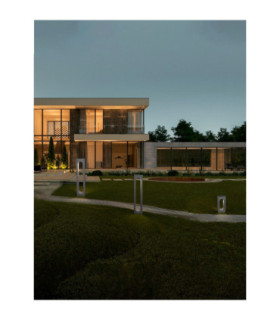 Stage 70cm Outdoor Bollard Grey LED 6W 279lm 3000K IP65-2