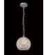 Ceiling Pendant 3 Light Polished Chrome, Crystal - 2