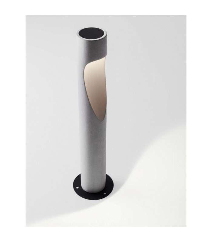 Nodino 75cm Outdoor Bollard Grey LED 6W 197lm 3000K IP65-5