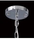 Ceiling Pendant 3 Light Polished Chrome, Crystal - 4