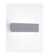 Luna Outdoor Up Down Wall Lamp Black LED 11W 644lm IP65 3000K-4