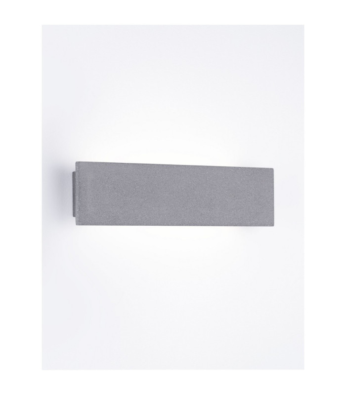 Luna Outdoor Up Down Wall Lamp Black LED 11W 644lm IP65 3000K-4