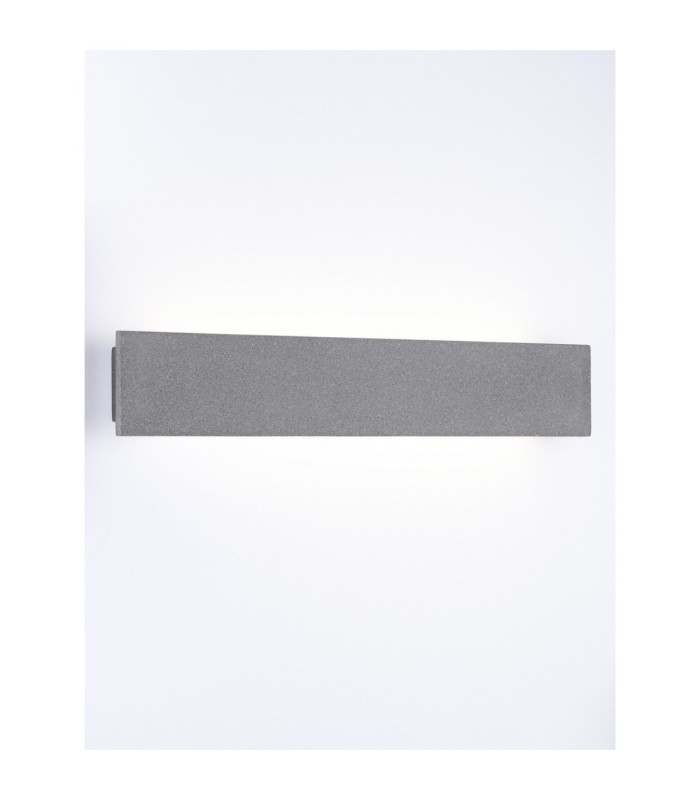 Luna Outdoor Up Down Wall Lamp Black LED 19W 1191lm IP65 3000K-4