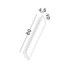 Luna Outdoor Up Down Wall Lamp Black LED 19W 1191lm IP65 3000K-7