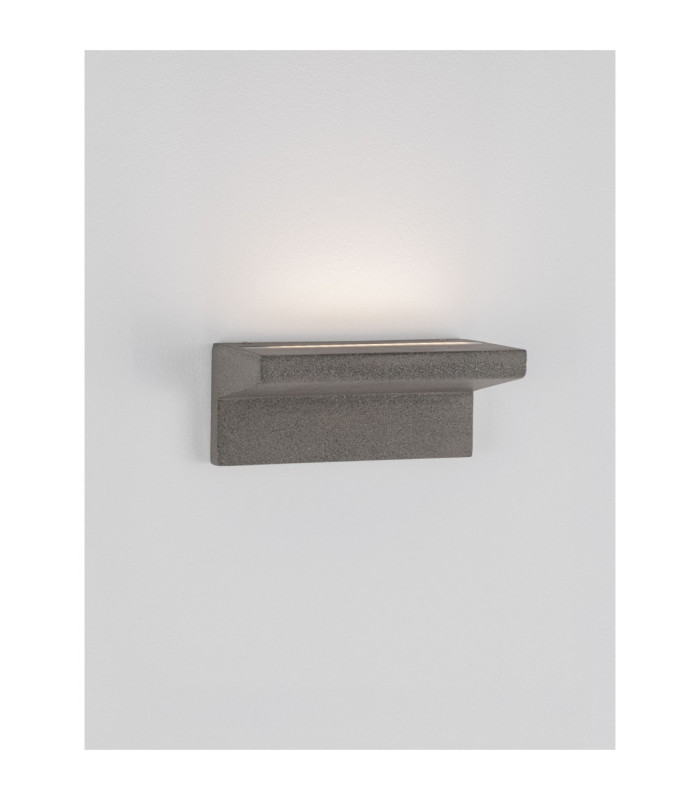 Lita Outdoor Wall Down Lamp Black LED 6W 660lm IP65 3000K-4