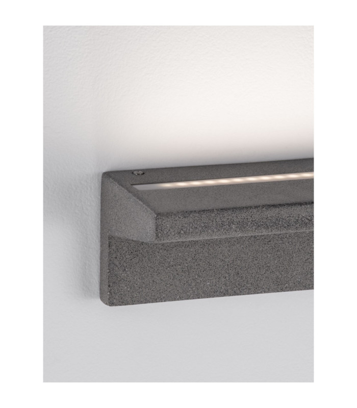 Lita Outdoor Wall Down Lamp Black LED 6W 660lm IP65 3000K-5