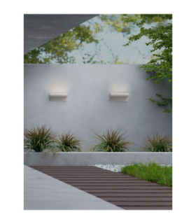 Lita Outdoor Wall Down Lamp White LED 6W 660lm IP65 3000K-2