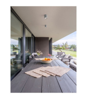 Ritz Outdoor Surface Mounted Downlight Grey LED 10W 1044lm IP65 3000K-2