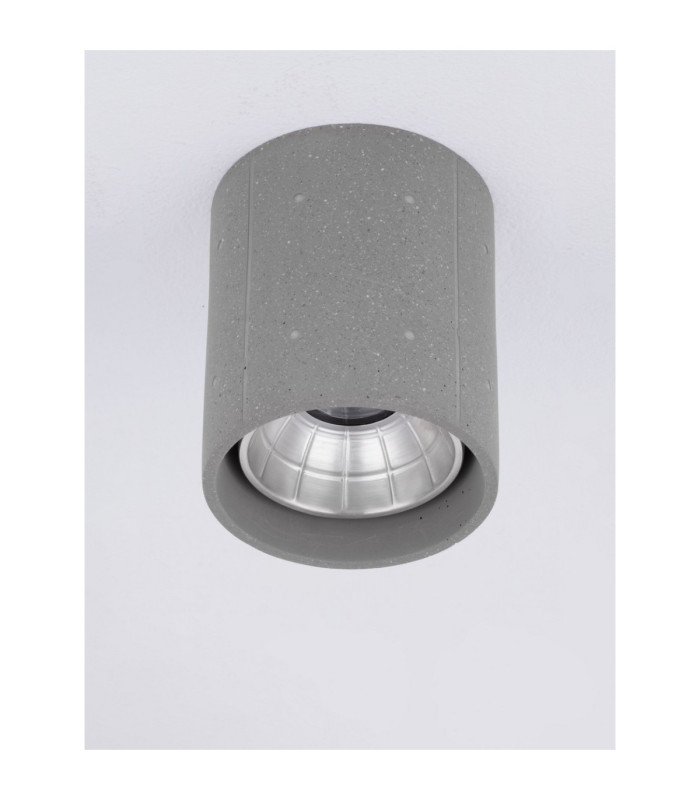 Ritz Outdoor Surface Mounted Downlight Grey LED 10W 1044lm IP65 3000K-3
