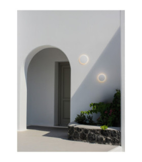 Copper Outdoor Flush Wall Lamp Sandy White LED 7W 467lm 3000K IP65-2