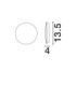 Copper Outdoor Flush Wall Lamp Sandy White LED 7W 467lm 3000K IP65-8