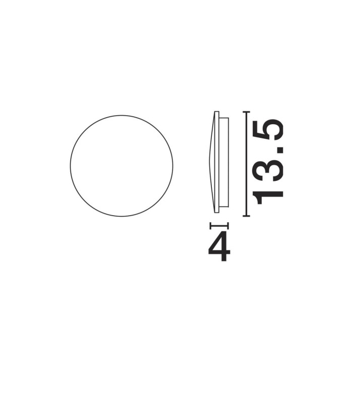 Copper Outdoor Flush Wall Lamp Sandy Black LED 7W 467lm 3000K IP65-8