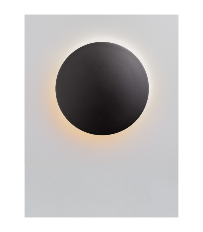 Copper Outdoor Flush Wall Lamp Sandy Black LED 16W 1046lm 3000K IP65-4
