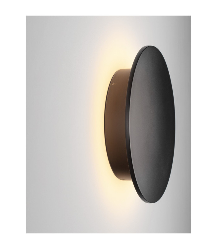 Copper Outdoor Flush Wall Lamp Sandy Black LED 16W 1046lm 3000K IP65-6